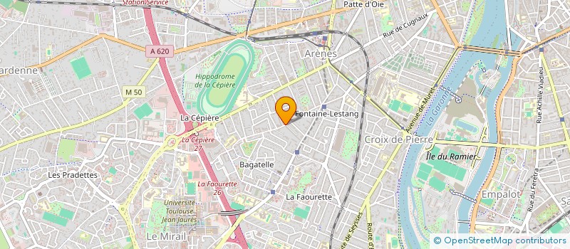 localisation de l'entreprise MONSIEUR XXX GETO ADEITO à TOULOUSE