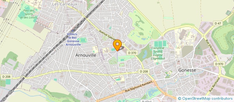 localisation de l'entreprise MONSIEUR XXX HAROON MAHMOOD  GONESSE