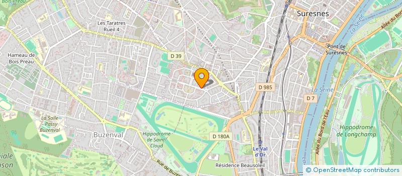 localisation de l'entreprise MONSIEUR XXX KALONJI NGOYE OMETETE à SURESNES