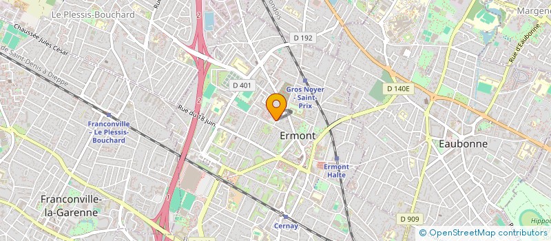 localisation de l'entreprise MONSIEUR XXX MASOOD AHMED  ERMONT