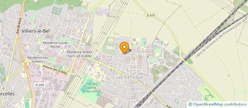 localisation de l'entreprise MONSIEUR XXX MUHAMMAD HUSNAIN  VILLIERS-LE-BEL