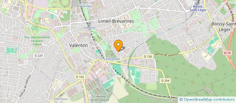 localisation de l'entreprise MONSIEUR XXX NYAMIS KANU à LIMEIL-BREVANNES