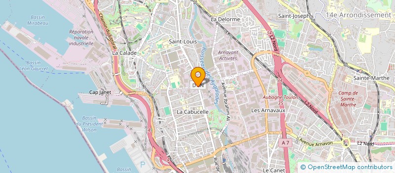 localisation de l'entreprise MONSIEUR XXX OUMAR CHADOULI à MARSEILLE