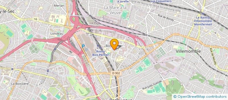 localisation de l'entreprise MONSIEUR XXX POLASH  ADHIKARI  ROSNY-SOUS-BOIS