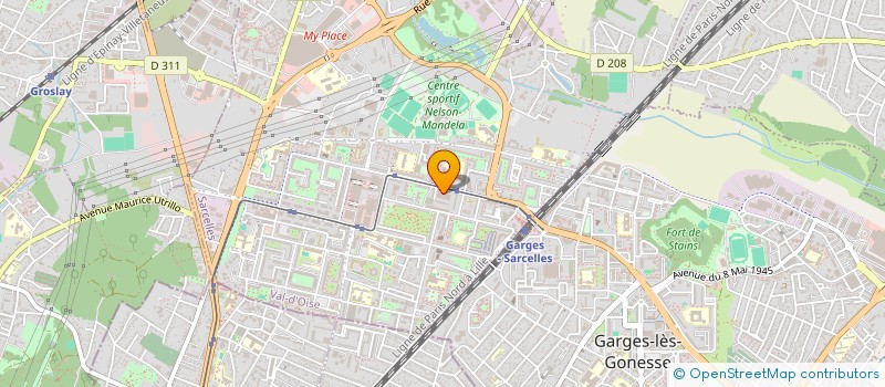 localisation de l'entreprise MONSIEUR XXX PREMNIVAS  SARCELLES