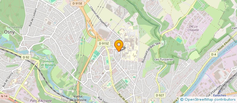 localisation de l'entreprise MONSIEUR XXX SAJAWAL  PONTOISE