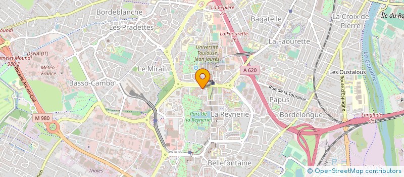 localisation de l'entreprise MONSIEUR XXX SENINHOUON à BLAGNAC