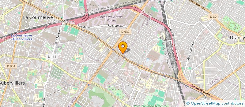 localisation de l'entreprise MONSIEUR XXX SUBARNA MADHAB BARUA  LA COURNEUVE