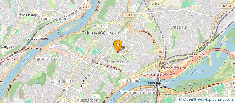 localisation de l'entreprise MONSIEUR XXX TONDUANGA-PATRICK  CALUIRE-ET-CUIRE