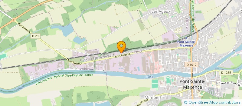 localisation de l'entreprise MONSIEUR XXX TSHITENGE WA TSHUNZA  PONT-SAINTE-MAXENCE