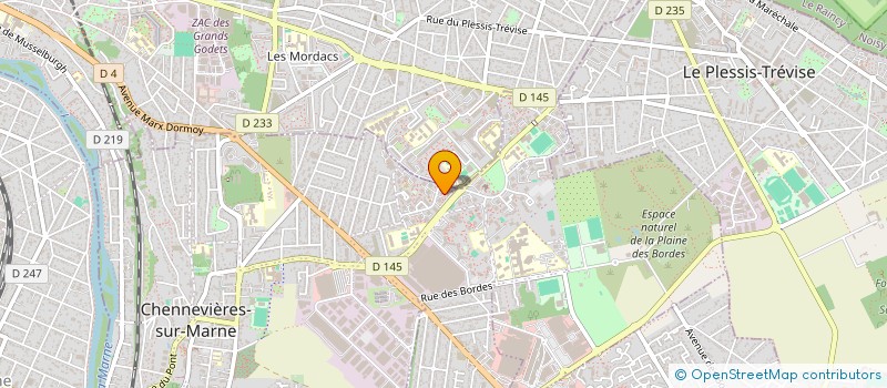 localisation de l'entreprise MONSIEUR XXX YALA BIAYELEYAU  CHENNEVIERES-SUR-MARNE