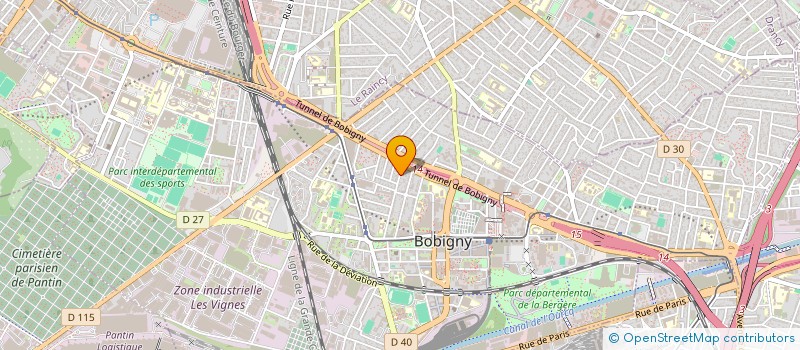 localisation de l'entreprise MONSIEUR XXXX MUANDA BOSI  BOBIGNY