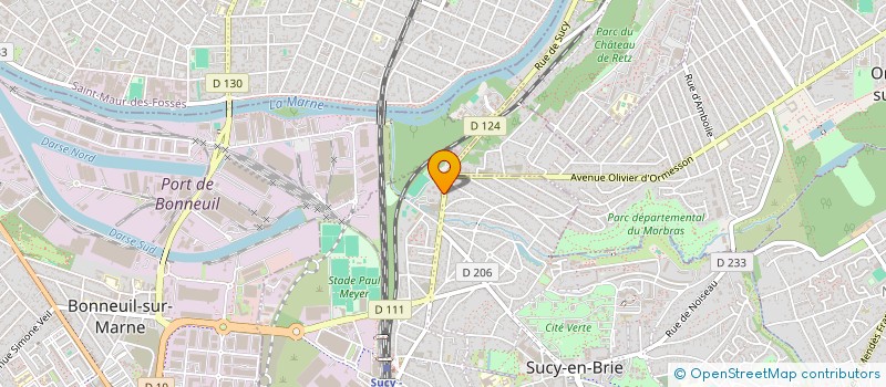 localisation de l'entreprise MONSIEUR XXXX NANGA NGOMBO  SUCY-EN-BRIE