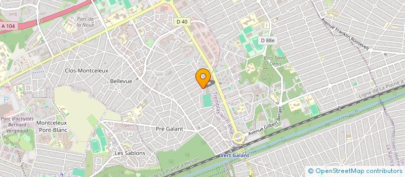 localisation de l'entreprise MONSIEUR XXXXXXXXX NGINGA ANLANDU  VILLEPINTE