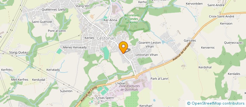 localisation de l'entreprise MONSIEUR Y-VAN DINH  ERGUE-GABERIC