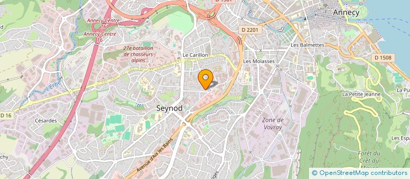 localisation de l'entreprise MONSIEUR YAAKOUB EL LAHIBI  ANNECY