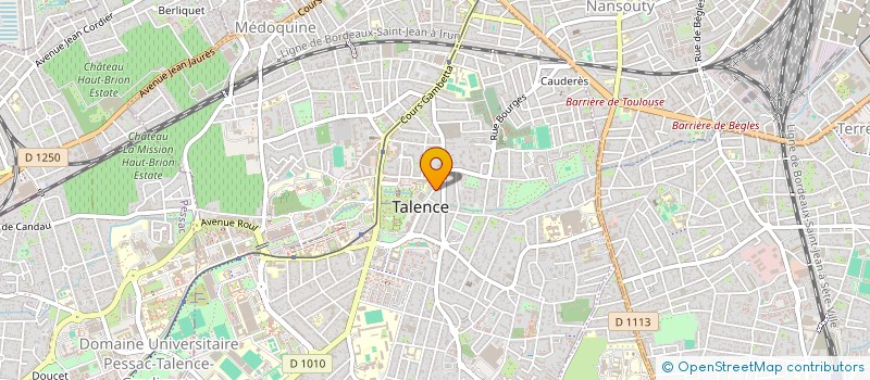 localisation de l'entreprise MONSIEUR YAAKOUB MEGHAICHI  TALENCE