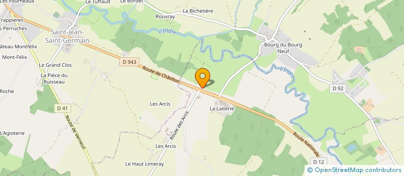 localisation de l'entreprise MONSIEUR YAAL SZMELCMAN  LOCHES