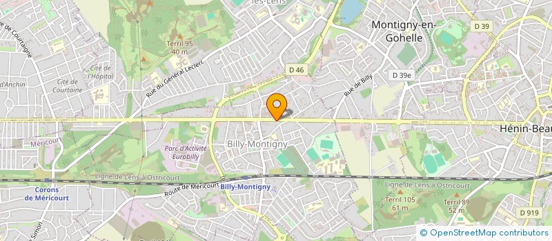 localisation de l'entreprise MONSIEUR YAAZID KAISSI à BILLY-MONTIGNY