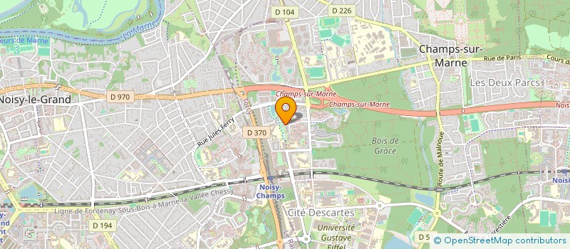 localisation de l'entreprise MONSIEUR YACER LAGOUTTE  CHAMPS-SUR-MARNE