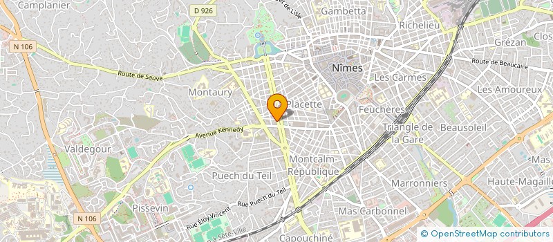 localisation de l'entreprise MONSIEUR YACHINE CARRIMBACUS  NIMES