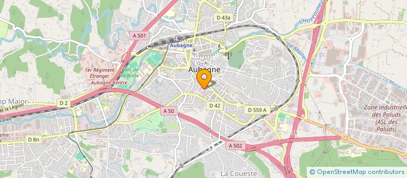 localisation de l'entreprise MONSIEUR YACIN BAKADIR  AUBAGNE