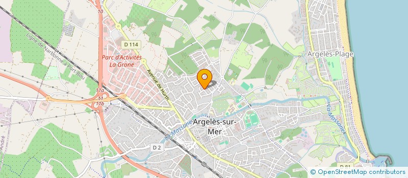 localisation de l'entreprise MONSIEUR YACIN DAMOU  ARGELES-SUR-MER