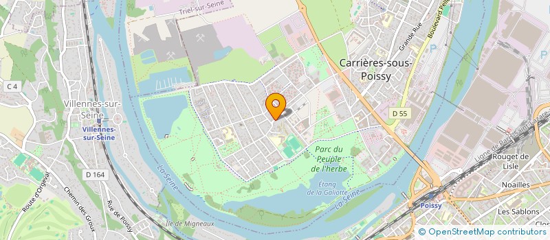 localisation de l'entreprise MONSIEUR YACIN DIB  CARRIERES-SOUS-POISSY