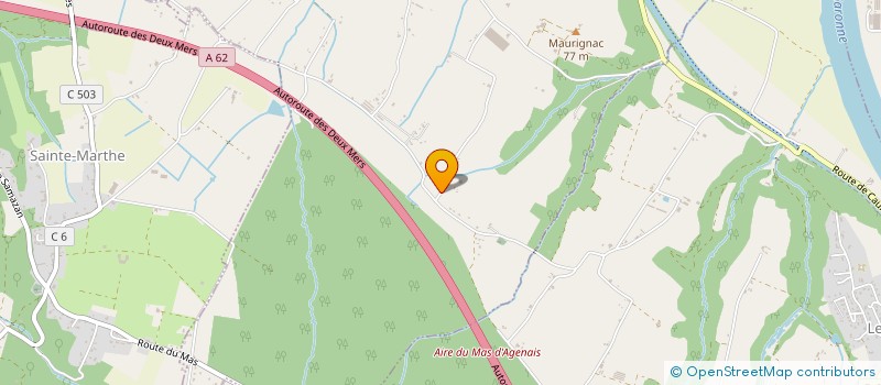 localisation de l'entreprise MONSIEUR YACIN EL KTAIBI  CAUMONT-SUR-GARONNE