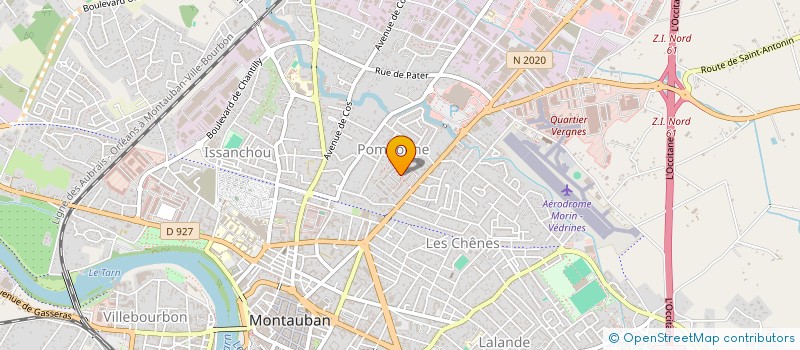 localisation de l'entreprise MONSIEUR YACIN HASSAN ALI  MONTAUBAN