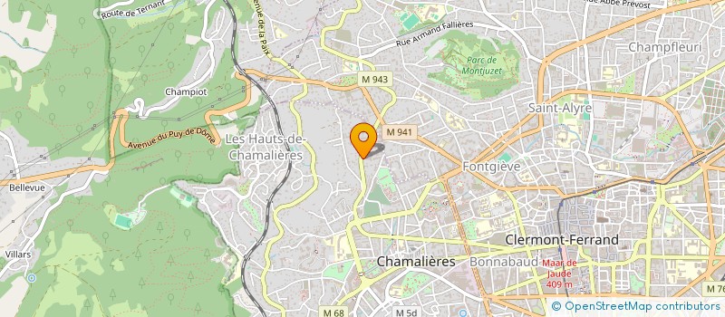 localisation de l'entreprise MONSIEUR YACIN LE RIGUER  AUBIERE