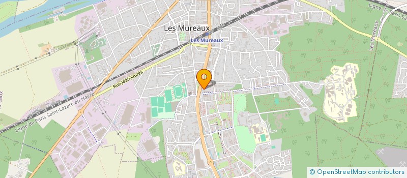 localisation de l'entreprise MONSIEUR YACIN LEBBIGUIR à LES MUREAUX