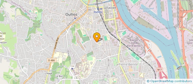 localisation de l'entreprise MONSIEUR YACIN MERGHAD  OULLINS-PIERRE-BENITE