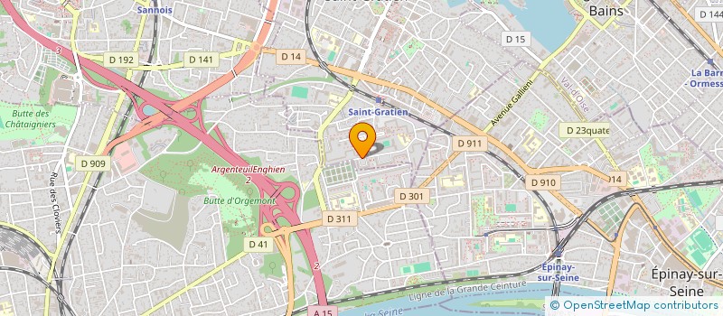 localisation de l'entreprise MONSIEUR YACIN MIMOUNE  SAINT-GRATIEN