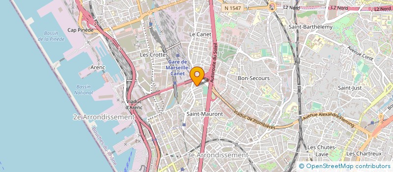 localisation de l'entreprise MONSIEUR YACIN YOUSFI  MARSEILLE