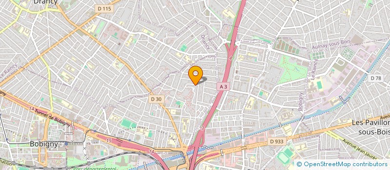 localisation de l'entreprise MONSIEUR YACIND BOUGHRARA  BOBIGNY