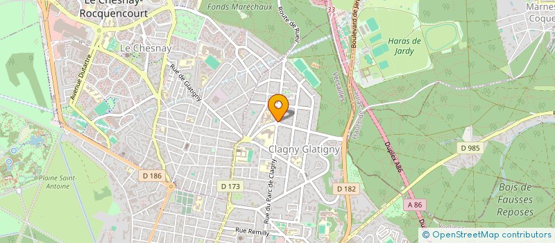 localisation de l'entreprise MONSIEUR YACINE ABBAS à VERSAILLES