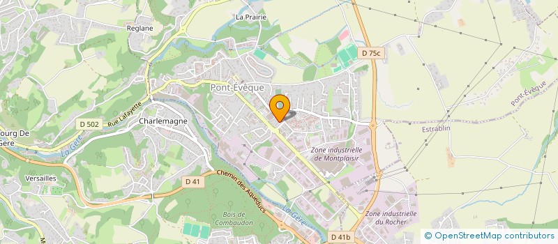 localisation de l'entreprise MONSIEUR YACINE ABES  PONT-EVEQUE