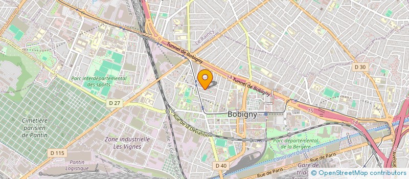 localisation de l'entreprise MONSIEUR YACINE ACHOUR  BOBIGNY