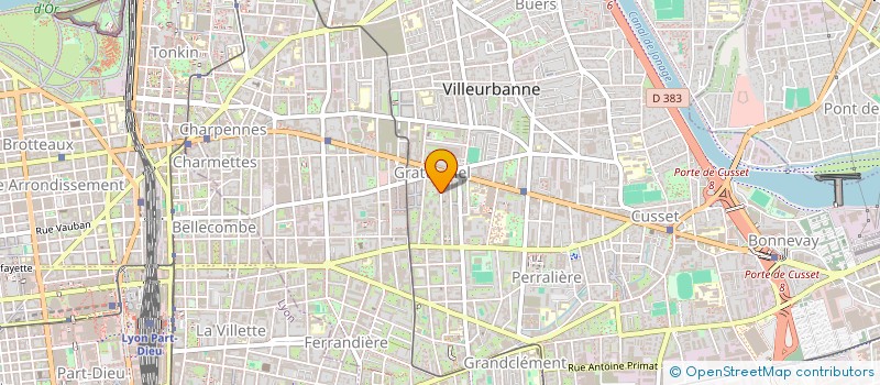 localisation de l'entreprise MONSIEUR YACINE-ADAM BEN YOUNES  VILLEURBANNE