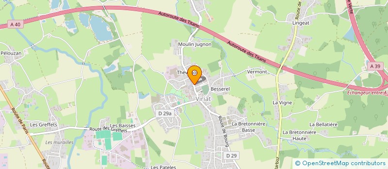 localisation de l'entreprise MONSIEUR YACINE ADJOUDJ  VIRIAT