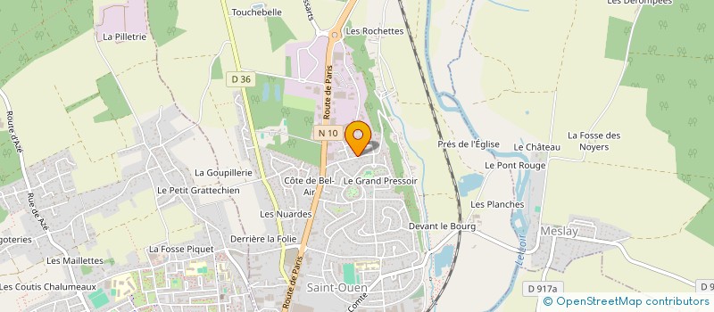 localisation de l'entreprise MONSIEUR YACINE AKNOUN à SAINT-OUEN
