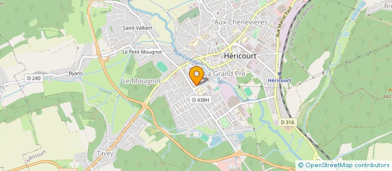 localisation de l'entreprise MONSIEUR YACINE AMIRI  HERICOURT