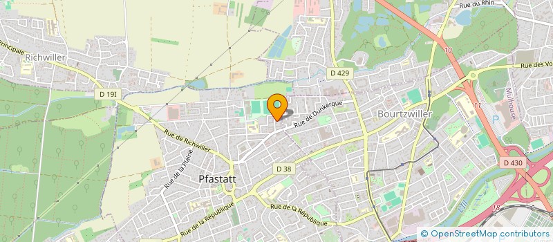 localisation de l'entreprise MONSIEUR YACINE AOUABDI  PFASTATT