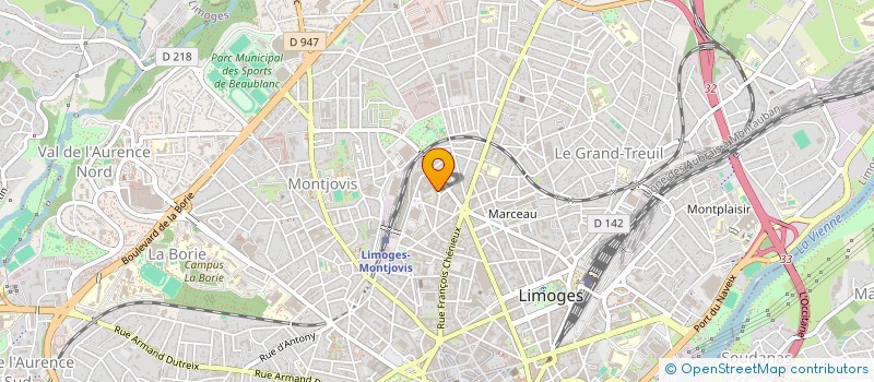 localisation de l'entreprise MONSIEUR YACINE AOUADI à LIMOGES