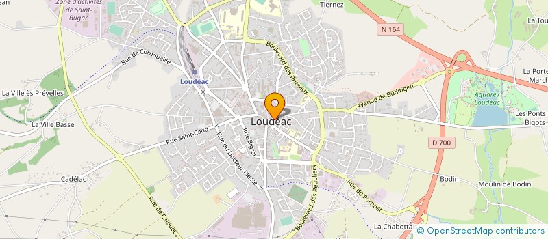 localisation de l'entreprise MONSIEUR YACINE AOUCHICHE à LOUDEAC