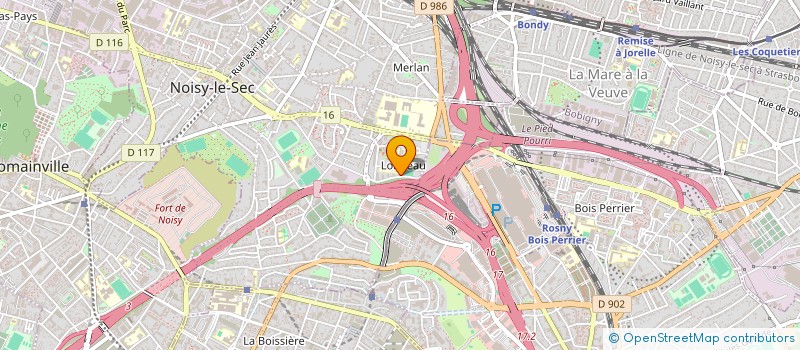 localisation de l'entreprise MONSIEUR YACINE AOUES  NOISY-LE-SEC