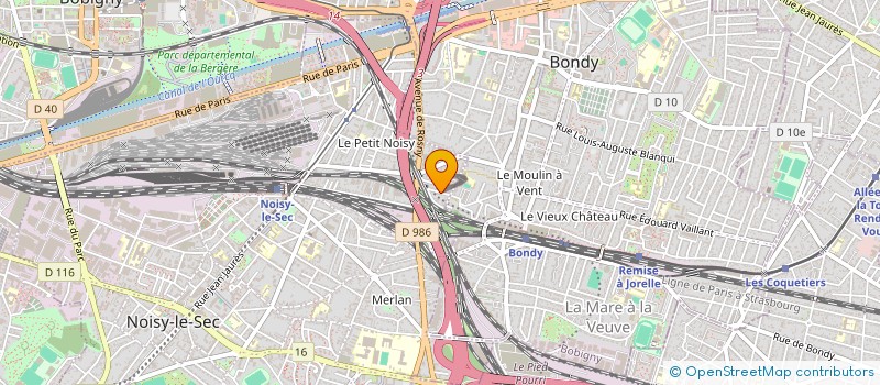 localisation de l'entreprise MONSIEUR YACINE ARAB à NOISY-LE-SEC