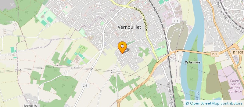 localisation de l'entreprise MONSIEUR YACINE AZI  VERNOUILLET