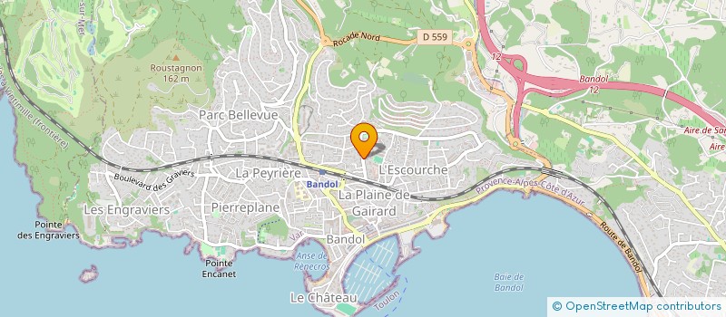 localisation de l'entreprise MONSIEUR YACINE AZIBI à BANDOL